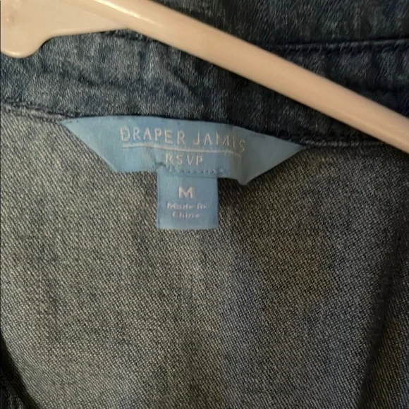 Draper James Green and Blue Sleeveless Tiered Sundress - Picture 2 of 3